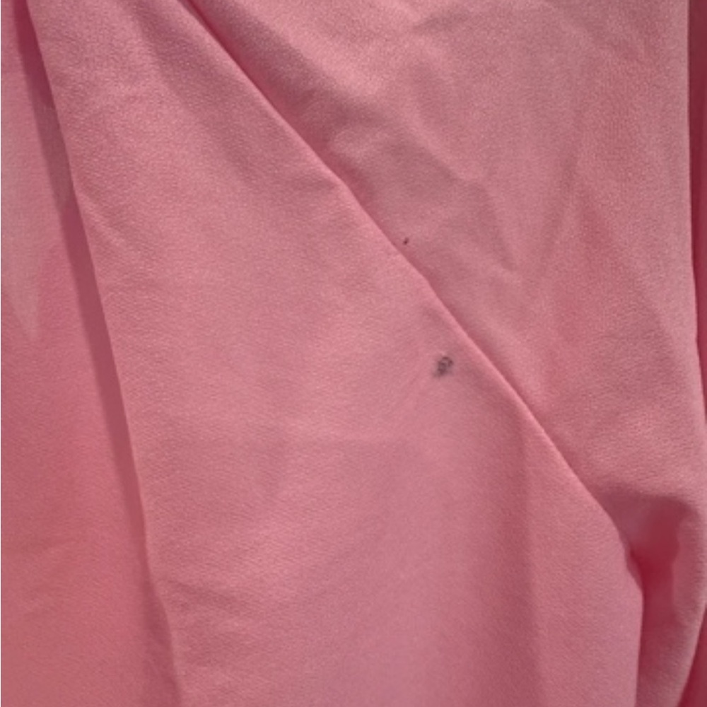 Alfred Dunner Pink Button-Front Blouse - Picture 4 of 4